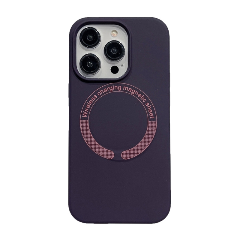 Husa Screen Geeks Magsafe Liquid Silicone Apple iPhone 13 Pro [Purple]