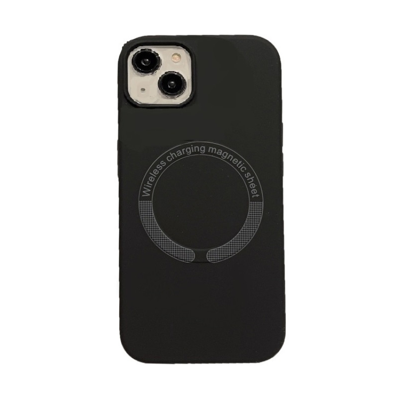 Husa Screen Geeks Magsafe Liquid Silicone Apple iPhone 13 [Black]