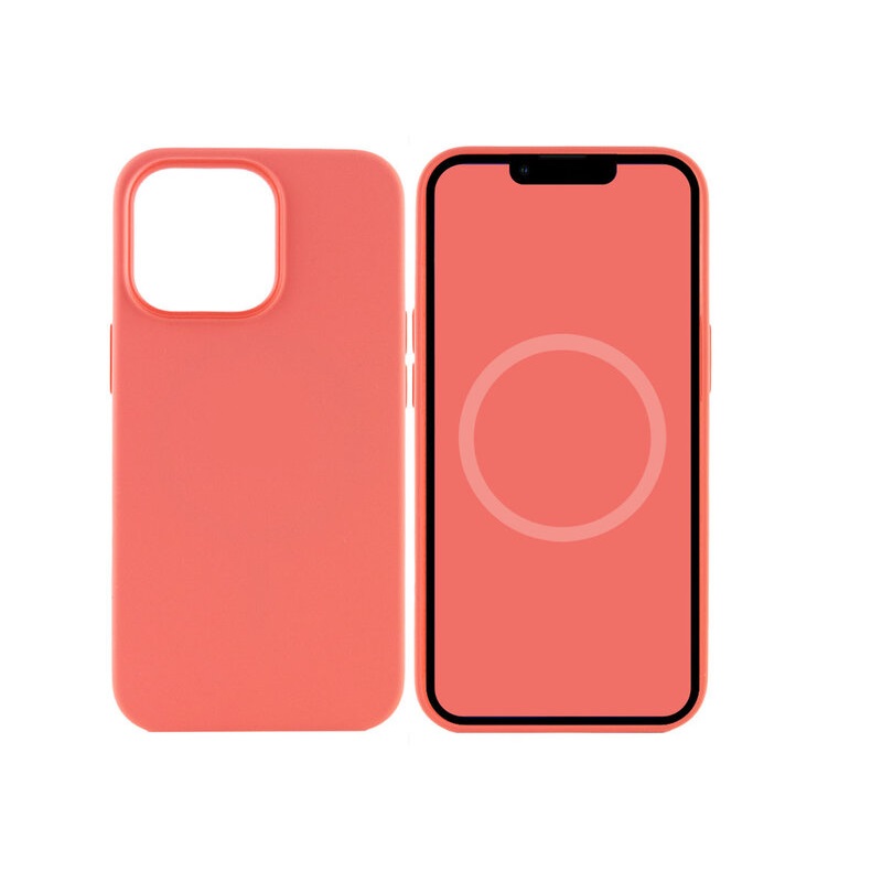 Чехол Screen Geeks Magsafe Silicone Case Iphone 13 Pro Max [Pink-Pomelo]