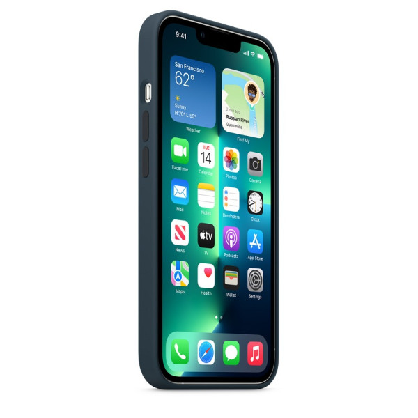 Husa Screen Geeks Magsafe Silicone Case Iphone 13 Pro [Abyss-Blue]