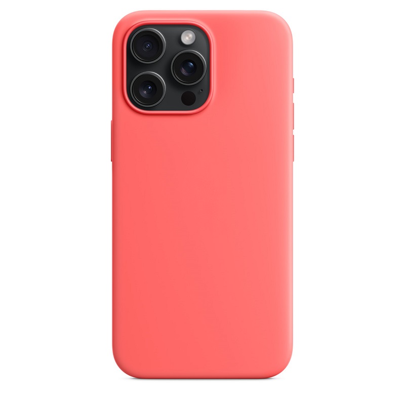 Чехол Screen Geeks Magsafe Silicone Case Iphone 15 Pro [Guava]