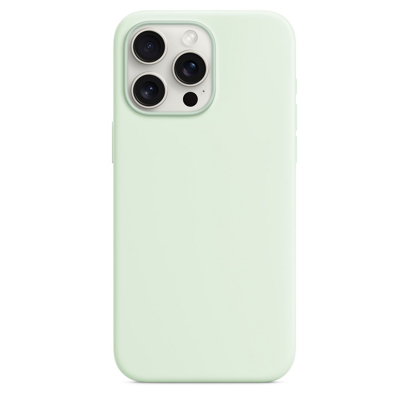 Husa Screen Geeks Magsafe Silicone Case Iphone 15 Pro [Soft-Mint]