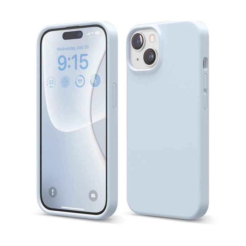 Чехол Screen Geeks Magsafe Silicone Case Iphone 15 [Soft-Mint]