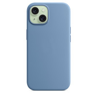 Husa Screen Geeks Magsafe Silicone Case Iphone 15 [Winter-Blue]