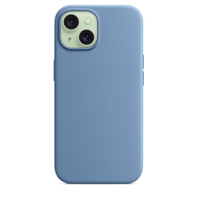 Husa Screen Geeks Magsafe Silicone Case Iphone 15 [Winter-Blue]