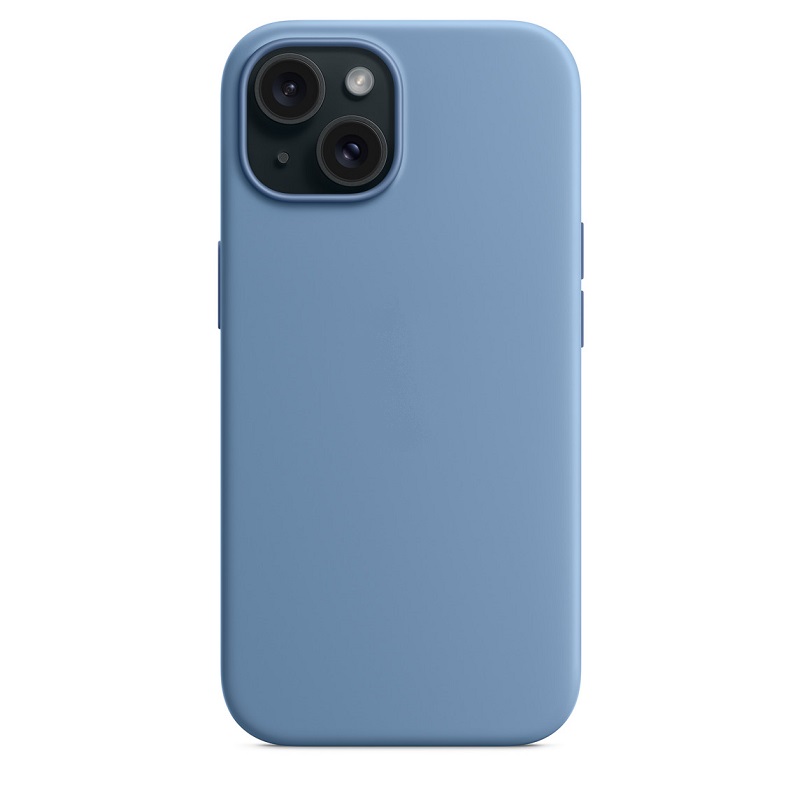 Husa Screen Geeks Magsafe Silicone Case Iphone 15 [Winter-Blue]