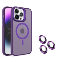 Husa Screen Geeks Magsafe+Lens Iphone 14 Pro Max [Deep-Purple]