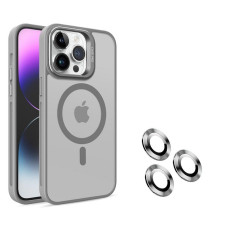 Husa Screen Geeks Magsafe+Lens Iphone 16 Pro Max [Grey]