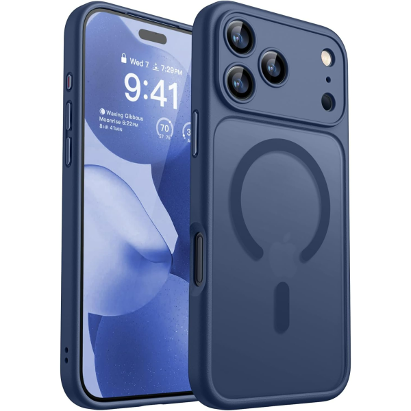 Husa Screen Geeks Magsafe+Lens Iphone 17 Pro [Blue]
