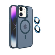 Husa Screen Geeks Magsafe+Lens Iphone 12 [Blue]