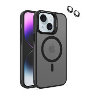 Husa Screen Geeks Magsafe+Lens Iphone 15 [Black]