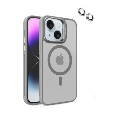 Husa Screen Geeks Magsafe+Lens Iphone 15 [Grey]