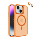 Чехол Screen Geeks Magsafe+Lens Iphone 15 [Orange]