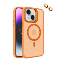 Husa Screen Geeks Magsafe+Lens Iphone 15 [Orange]