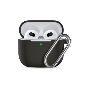 Husa Screen Geeks Silicone Bumper For AirPods 3 [Black]