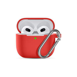 Husa Screen Geeks Silicone Bumper For AirPods 3 [Red]