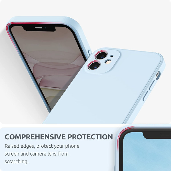 Husa Screen Geeks Soft Touch Apple iPhone 11 [Light Blue]