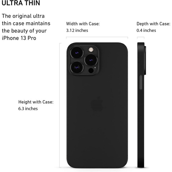 Husa Screen Geeks Soft Touch Apple iPhone 13 Pro Max [Black]