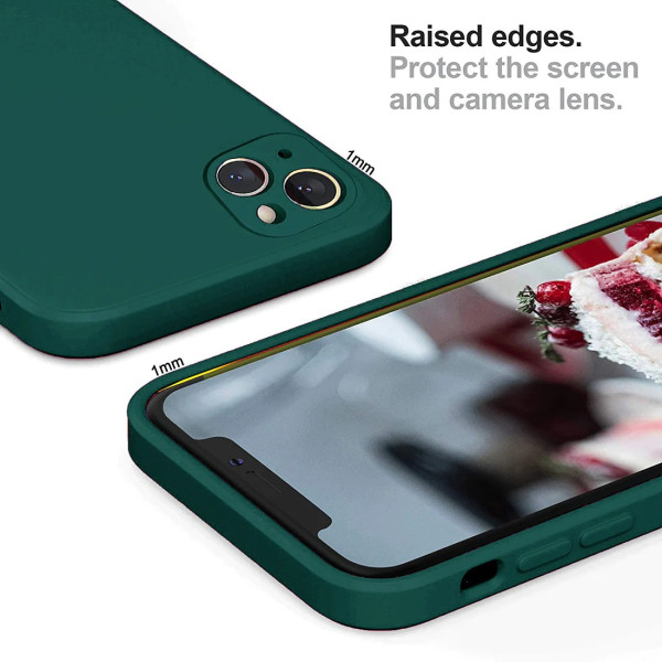Husa Screen Geeks Soft Touch Apple iPhone 13 [Dark Green]