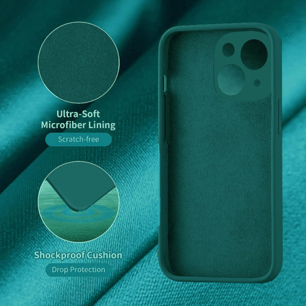 Husa Screen Geeks Soft Touch Apple iPhone 13 [Dark Green]
