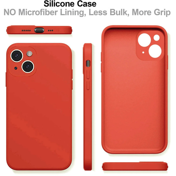 Husa Screen Geeks Soft Touch Apple iPhone 13 [Red]