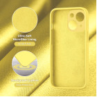 Husa Screen Geeks Soft Touch Apple iPhone 13 [Yellow]