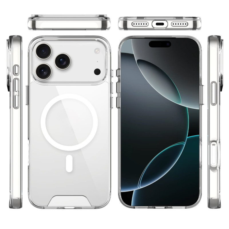 Чехол Space Magsafe Case Iphone 17 Pro Max [Transparent]