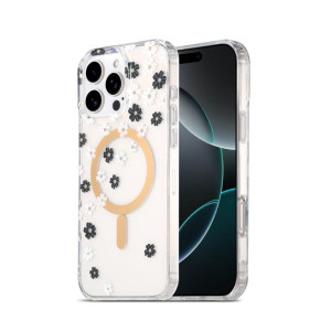 Чехол Screen Geeks Spring Magsafe Case Iphone 16 Pro [Black White]