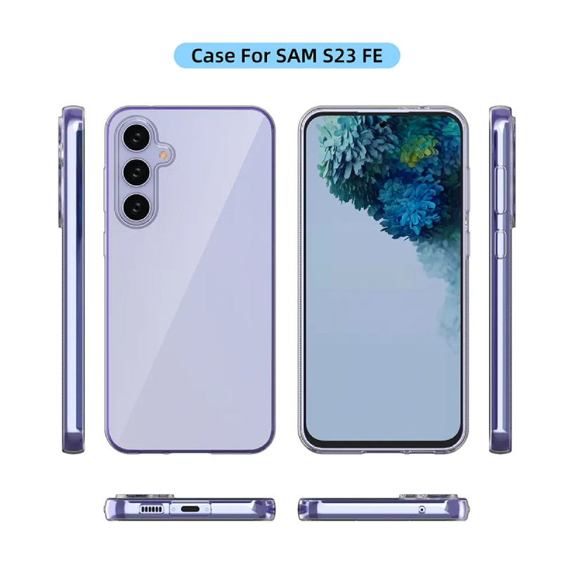 Чехол Screen Geeks Tpu Ultra Thin Samsung Galaxy S23 FE [Transparent]
