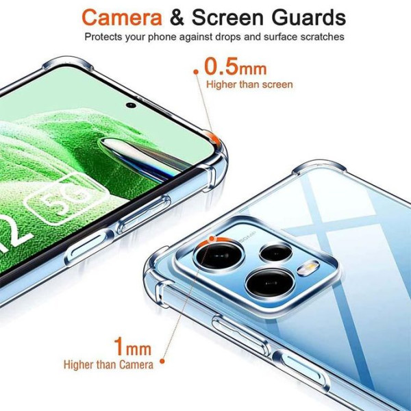 Husa Screen Geeks TPU Xiaomi Redmi 12 [Transparent]