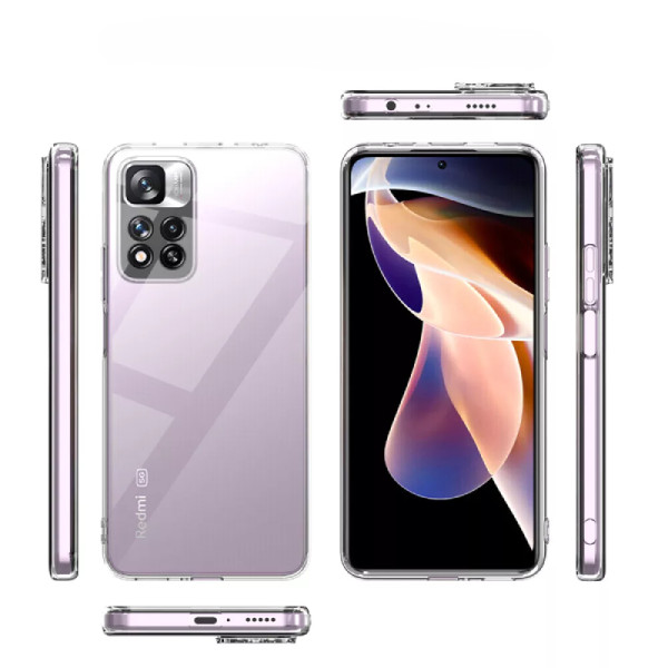Husa Screen Geeks Tpu Ultra Thin Xiaomi Redmi Note 11 Pro [Transparent]