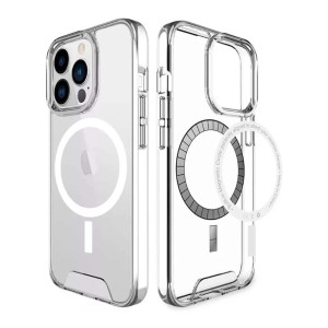Husa Space Magsafe Case Iphone 15 Pro [Transparent]