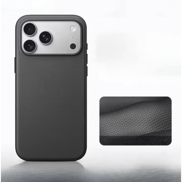 Husa Screen Geeks Tech Woven Case p/u Iphone 17 Pro [Black]