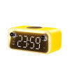 Ceas de masa Wekome Beluga D6 Dream Weaver 4 in 1 (time, speaker, wireless charger, radio) [Yellow]