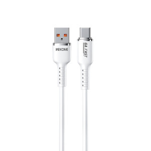 Cablu Wekome WDC-09a Tint Type-C (6A) [White]
