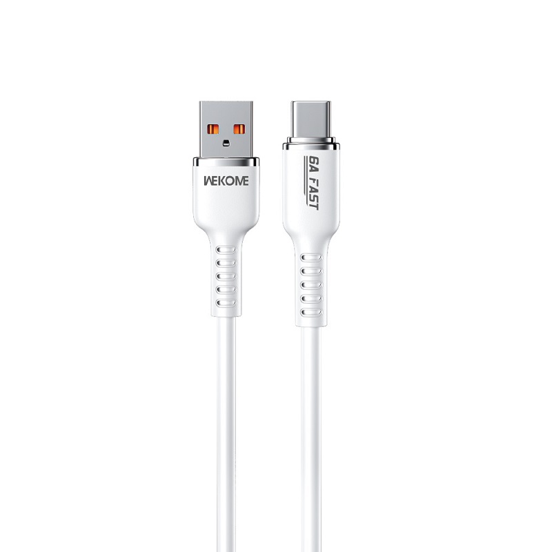Cablu Wekome WDC-09a Tint Type-C (6A) [White]