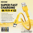 Cablu Wekome WDC-09a Tint Type-C (6A) [Yellow]