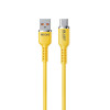 Cablu Wekome WDC-09a Tint Type-C (6A) [Yellow]