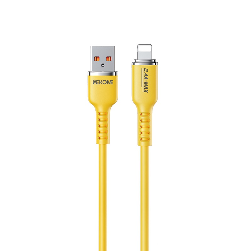 Cablu Wekome WDC-09i Tint Lighting (2.4A) [Yellow]