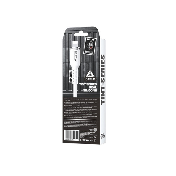 Cablu Wekome WDC-10 Tint USB-C to Lighting (PD20W) [Black]