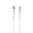 Cablu Wekome WDC-10 Tint USB-C to Lighting (PD20W) [White]