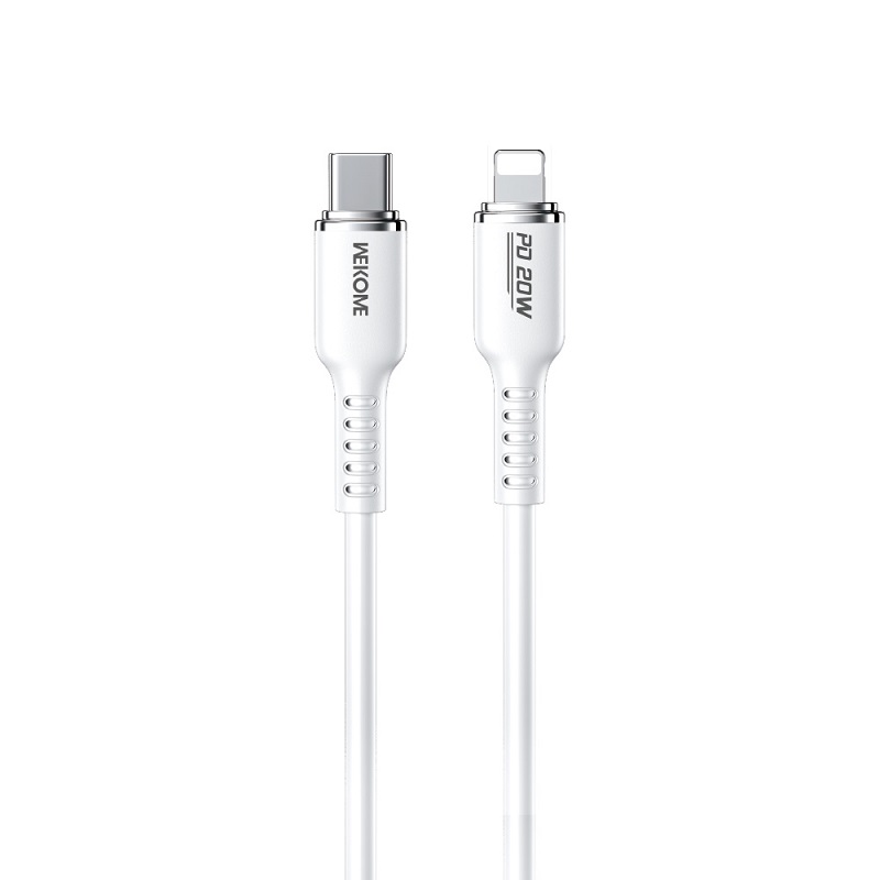 Cablu Wekome WDC-10 Tint USB-C to Lighting (PD20W) [White]