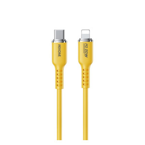 Cablu Wekome WDC-10 Tint USB-C to Lighting (PD20W) [Yellow]