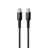 Cablu Wekome WDC-11 Tint USB-C to USB-C (100W) [Black]