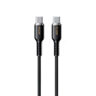 Cablu Wekome WDC-11 Tint USB-C to USB-C (100W) [Black]