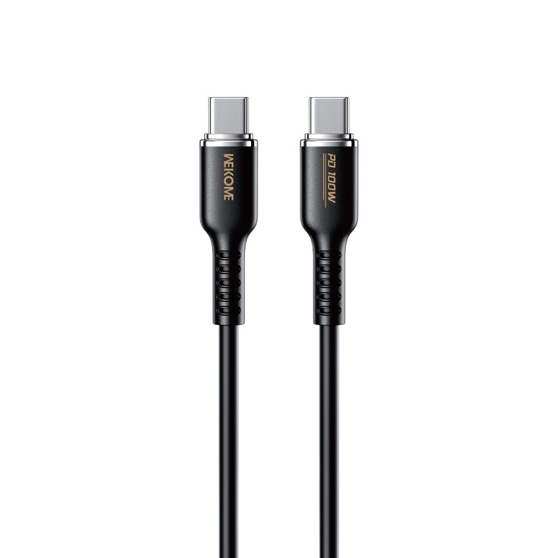 Cablu Wekome WDC-11 Tint USB-C to USB-C (100W) [Black]