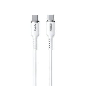 Cablu Wekome WDC-11 Tint USB-C to USB-C (100W) [White]