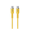 Cablu Wekome WDC-11 Tint USB-C to USB-C (100W) [Yellow]