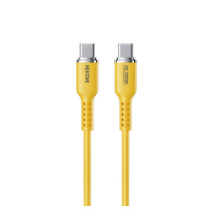 Cablu Wekome WDC-11 Tint USB-C to USB-C (100W) [Yellow]