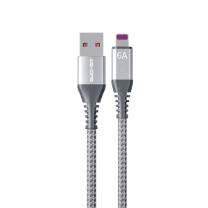 Cablu Wekome WDC-169 Lightning 6A (L=1M) [Silver]